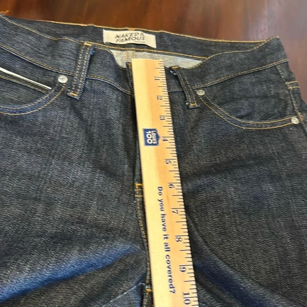 Naked & Famous Skinny Guy Left Hand Twill Selvedge Jeans Button Fly 30x31 — image 7 of 8